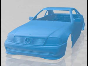 mercedes benz slclass r129 2002 printable body car 3D Print Model
