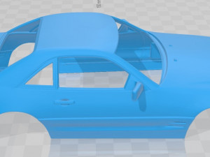 mercedes benz slclass r129 2002 printable body car 3D-Druckmodell