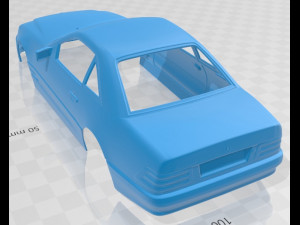 mercedes benz slclass r129 2002 printable body car 3D-Druckmodell