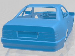 mercedes benz slclass r129 2002 printable body car 3D-Druckmodell