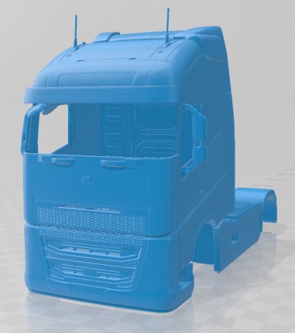 volvo fh16 2020 printable body truck 3D Print Model .c4d .max .obj .3ds .fbx .stl .blend 
