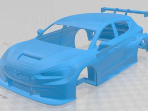 西雅特 leon cupra 2020 竞赛可打印车身汽车 3D 打印模型