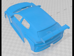 seat leon cupra 2020 competicion printable body car 3D Baskı Modeli