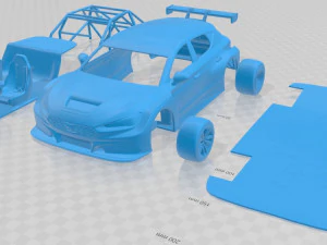 西雅特莱昂&middot;库普拉 2020 年竞赛可打印汽车 3D 打印模型