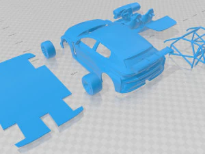 seat leon cupra 2020 competicion printable car 3D Print Model