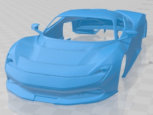 pininfarina battista 2020 printable body car Modelo de impresión 3D .c4d .max .obj .3ds .fbx .stl .blend 