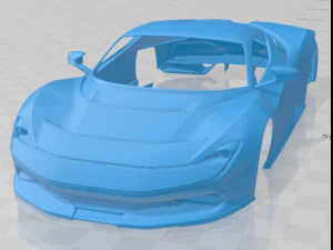 pininfarina battista 2020 printable body car 3D Print Model