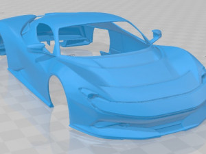 pininfarina battista 2020 printable body car Modelo de impresión 3D