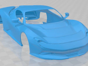 pininfarina battista 2020 printable body car 3D Print Model