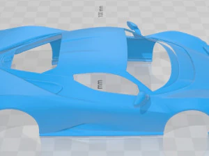 pininfarina battista 2020 printable body car 3D Print Model