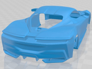 pininfarina battista 2020 printable body car Modelo de impresión 3D