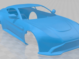 aston martin vantage amr 2020 printable body car 3Dプリントモデル