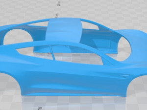 tesla roadster 2020 printable body car Modelo de impresión 3D