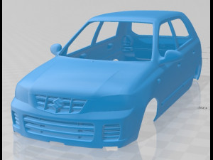 suzuki maruti alto 2012 printable body car 3D प्रिंट मॉडल