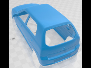 suzuki maruti alto 2012 printable body car Modello di stampa 3D
