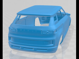 geely icon 2020 printable body car Modelo de Impressão 3D