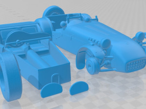 Lotus 7 1957 printable car Modelo de Impressão 3D