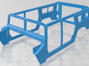 hummer h1 wagon printable car 3Dプリントモデル