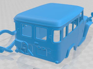 toyota land cruiser bj44v hard top 1979 printable body car 3D Print Model