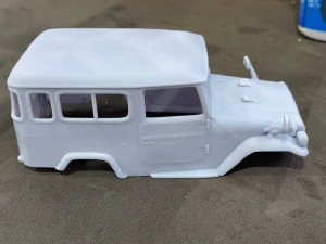 toyota land cruiser bj44v hard top 1979 printable body car 3D Print Model
