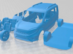 ram promaster city wagon slt l1 2019 printable van 3D Print Model