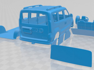 ram promaster city wagon slt l1 2019 printable van Model do druku 3D