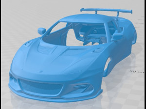 lotus evora gt 430 2018 printable body car Modelo de impresión 3D