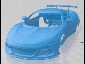 lotus evora gt 430 2018 printable body car 3D Print Model
