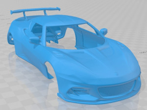 lotus evora gt 430 2018 printable body car Modelo de Impressão 3D