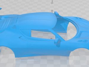 lotus evora gt 430 2018 printable body car Modelo de Impressão 3D