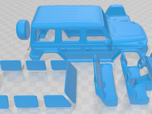mercedes benz g class w463 2019 printable car 3D Принт Модель