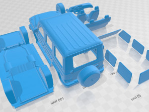 mercedes benz g class w463 2019 printable car 3D Принт Модель