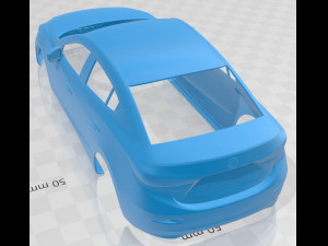mazda 3 2018 printable body car 3D-printmodel