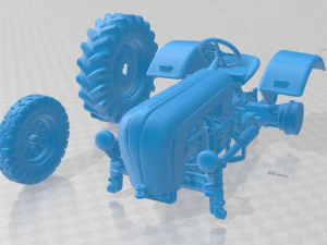 porsche diesel tractor p133 1956 printable 3D Print Model