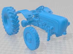 porsche diesel tractor p133 1956 printable Modelo de impresión 3D