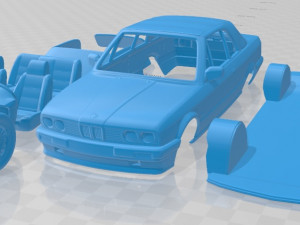e30 convertible 1990 printable car 3D Print Model