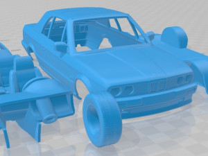 e30 convertible 1990 printable car 3D 프린트 모델