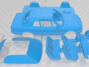 e30 convertible 1990 printable car 3D 프린트 모델