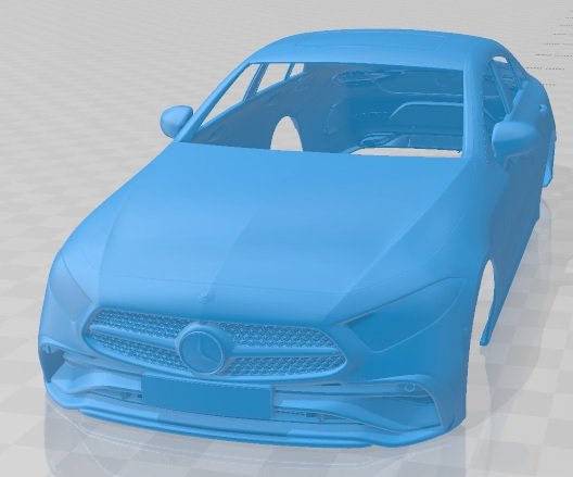 mercedes benz cls 2022 printable body car Modèles 3D en vedette .c4d .max .obj .3ds .fbx .stl .blend 