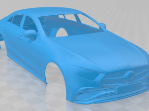 mercedes benz cls 2022 printable body car Modèles 3D en vedette