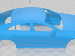 mercedes benz cls 2022 printable body car Modèles 3D en vedette