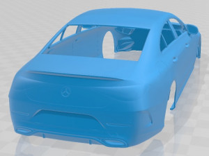 mercedes benz cls 2022 printable body car Modèles 3D en vedette