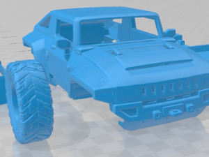 hummer hx printable car Modello di stampa 3D