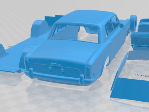 silver shadow 1965 printable car 3D 프린트 모델