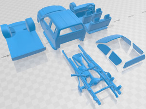 toyota hilux double cab sr 2019 printable car 3D Принт Модель