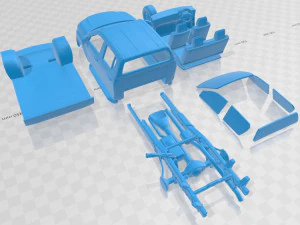 toyota hilux double cab sr 2019 printable car 3D Print Model