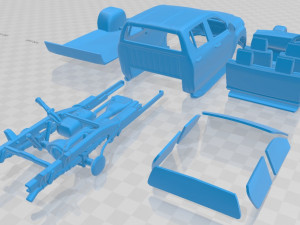 toyota hilux double cab sr 2019 printable car 3D Принт Модель