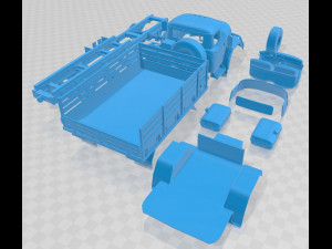 zil 131 1966 printable truck Modello di stampa 3D