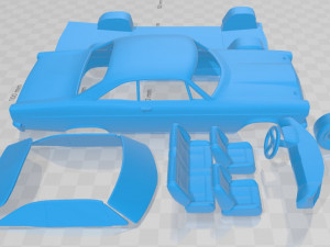 fairlane 500 gt coupe 1966 printable car 3D Print Model