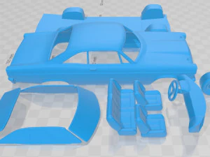 fairlane 500 gt coupe 1966 printable car 3D Print Model